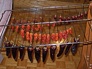 Séchage piments