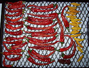 Séchage piments