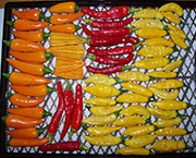 Séchage piments