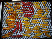 Séchage piments