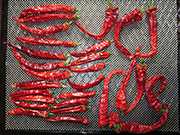 Séchage piments